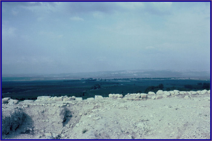 The Valley of Jezreel where the battle of Armageddon will take place
